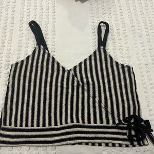 Madewell wrapped crop top